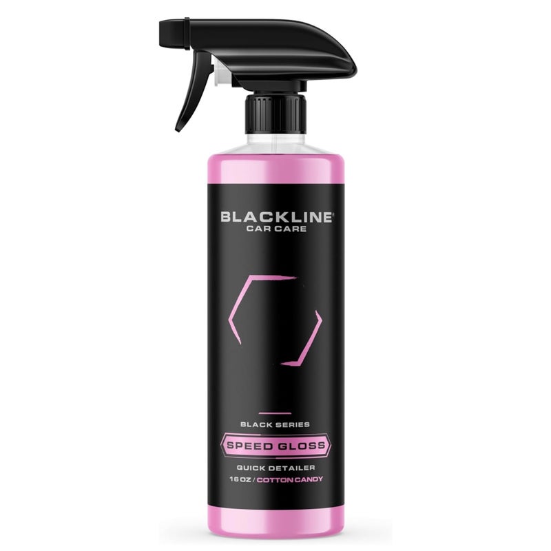 Blackline Car Care - Speed Gloss Quick Detailer & Shine Spray - Versatile, Fast Cleaning for a Streak-Free, Glossy Finish on All Vehicle Surfaces (16 Fl Oz) - Image 1