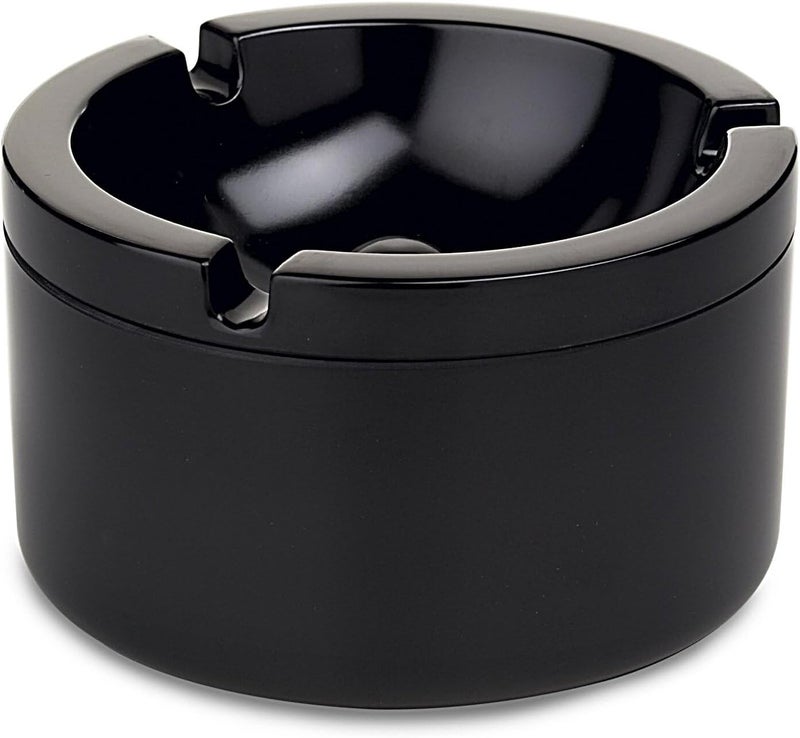 Mepal – Ashtray with Lid – Black – Ashtray for Outside - Windproof – Easy to Clean – Dishwasher  Safe - Image 1