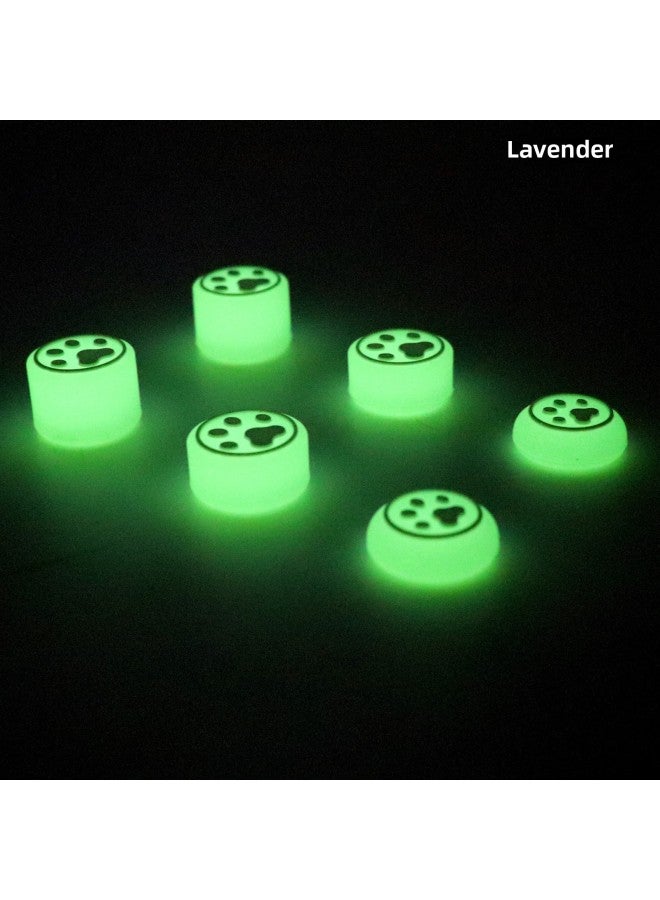 PS5/PS4/NS Gamepad Rocker Cap XBOXONES Silicone Elevated Cap XSX Luminous Claw 6 Pack-Model:Light Pink (luminous) - Image 2