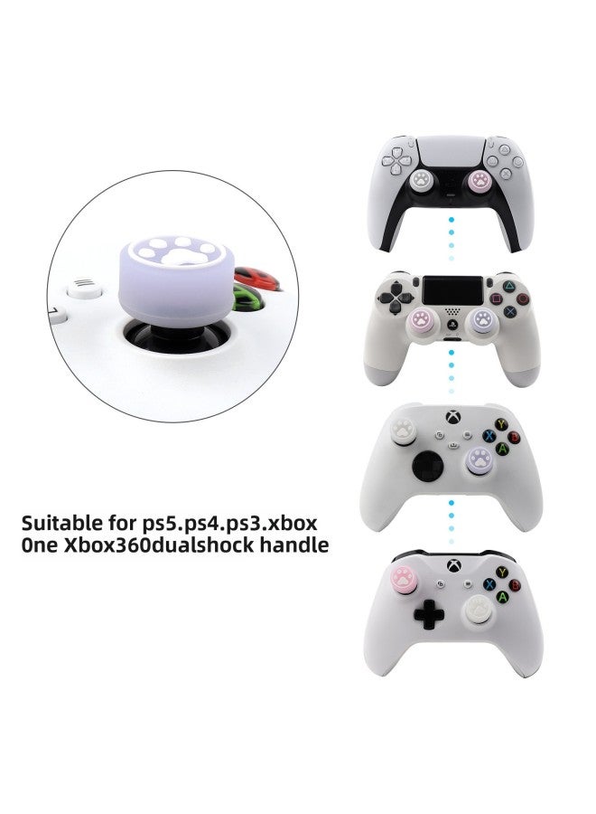 PS5/PS4/NS Gamepad Rocker Cap XBOXONES Silicone Elevated Cap XSX Luminous Claw 6 Pack-Model:Light Pink (luminous) - Image 5