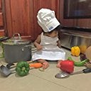 CHEFSKIN Baby Toddler White Chef Hat Adjustable Fits Babies 12-36 Mos - Image 2