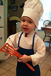 CHEFSKIN Baby Toddler White Chef Hat Adjustable Fits Babies 12-36 Mos - Image 4