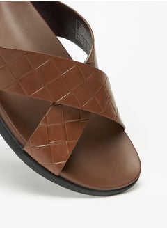 LBL by Shoexpress Textured Slip-On Arabic Sandals  - Image 4