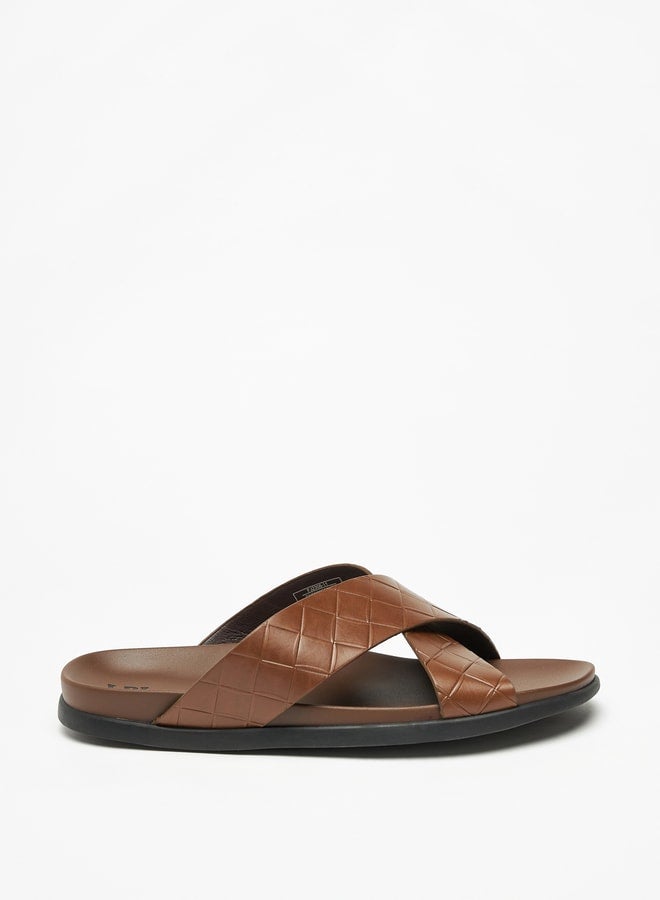 LBL by Shoexpress Textured Slip-On Arabic Sandals  - Image 3