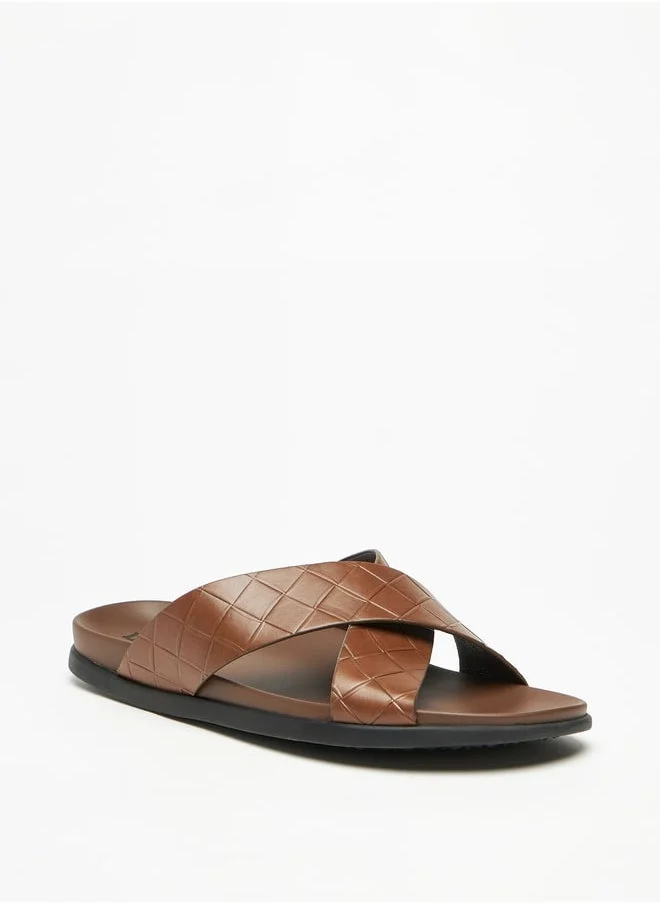 ال بي ال من شو اكسبرس Textured Slip-On Arabic Sandals