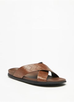 LBL by Shoexpress Textured Slip-On Arabic Sandals  - Image 1