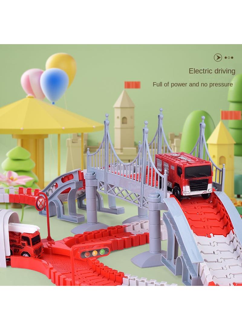 Y&D Diy Children's Educational Electric Rail Car Toy - Image 2