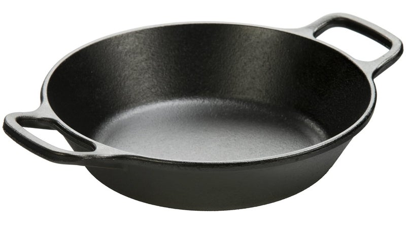 Lodge Lodge L5RPL3 Cast Iron Round Pan with Loop 8 Inch Black  - Image 1