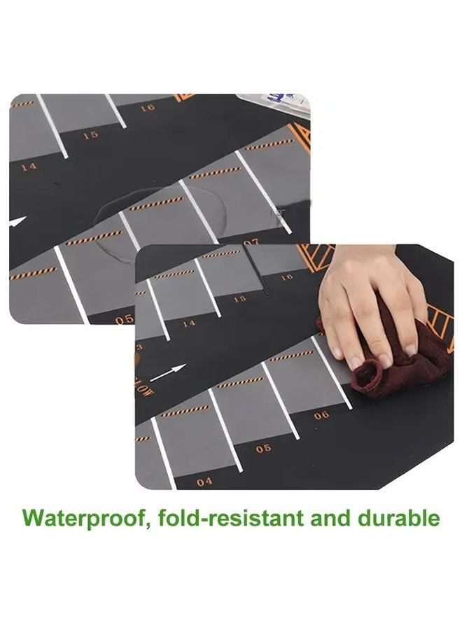 Small Size Parking Lot Game Map Set With 28 Road Signs Educational Toy Mat - Image 4