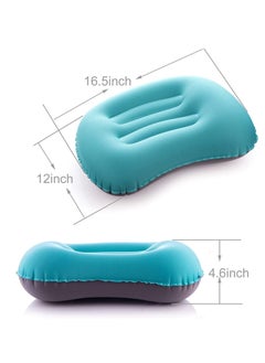 Womdee Ultralight Inflating Travel Camping Pillows Compressible Compact Inflatable Comfortable Ergonomic Pillow for Neck & Lumbar Support  - Image 3