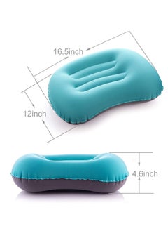 Womdee Ultralight Inflating Travel Camping Pillows Compressible Compact Inflatable Comfortable Ergonomic Pillow for Neck & Lumbar Support  - Image 3