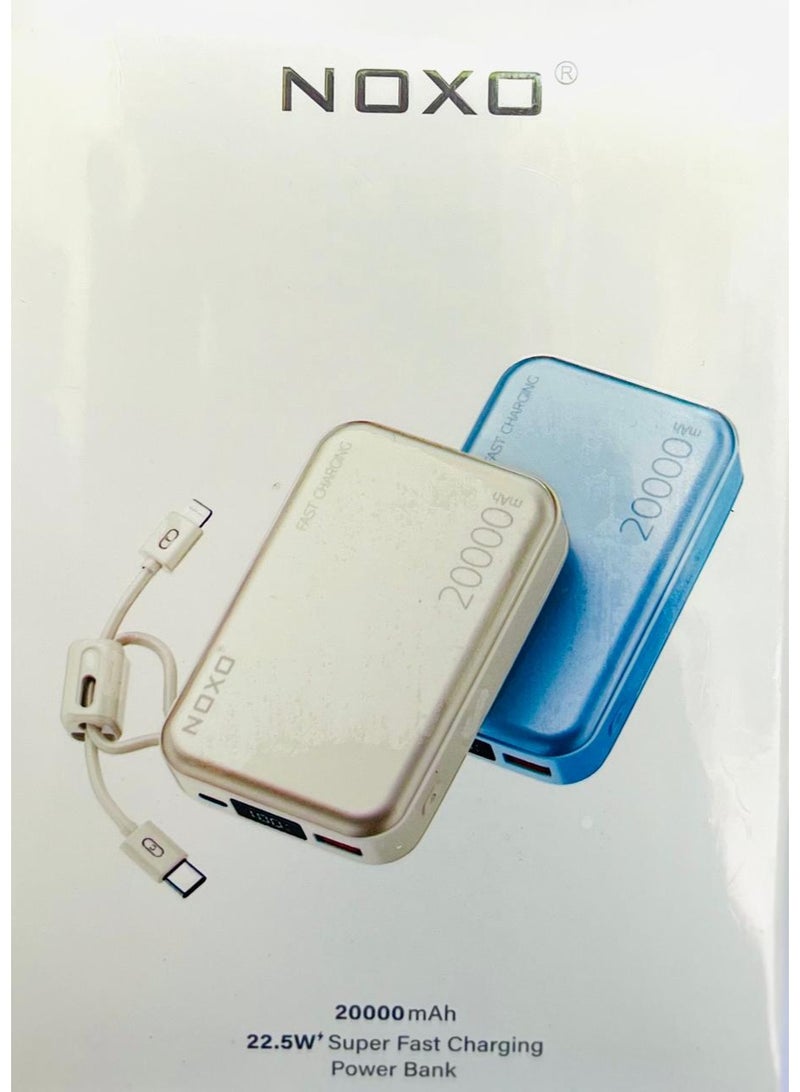 NOXO POWER BANK 20000MAH 22.5W SUPER FAST CHARGING - Image 2