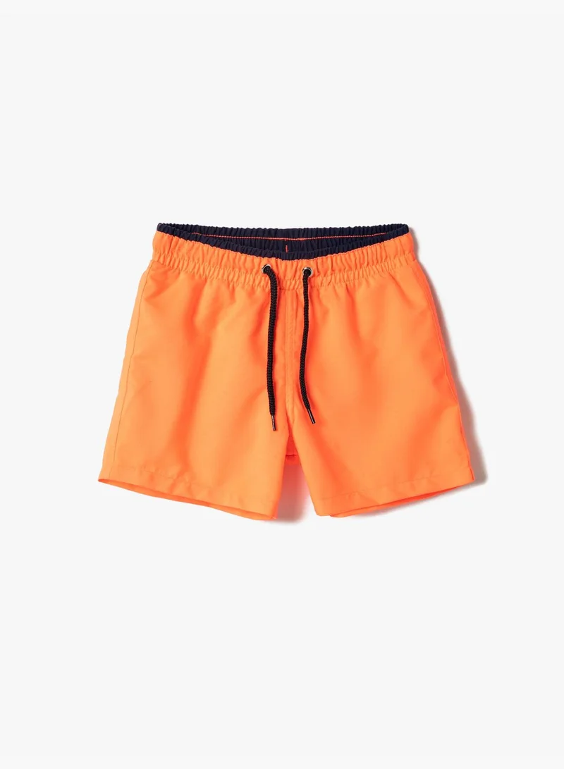 كوتون Swimsuit Drawstring Basic