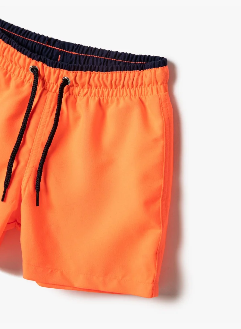 كوتون Swimsuit Drawstring Basic