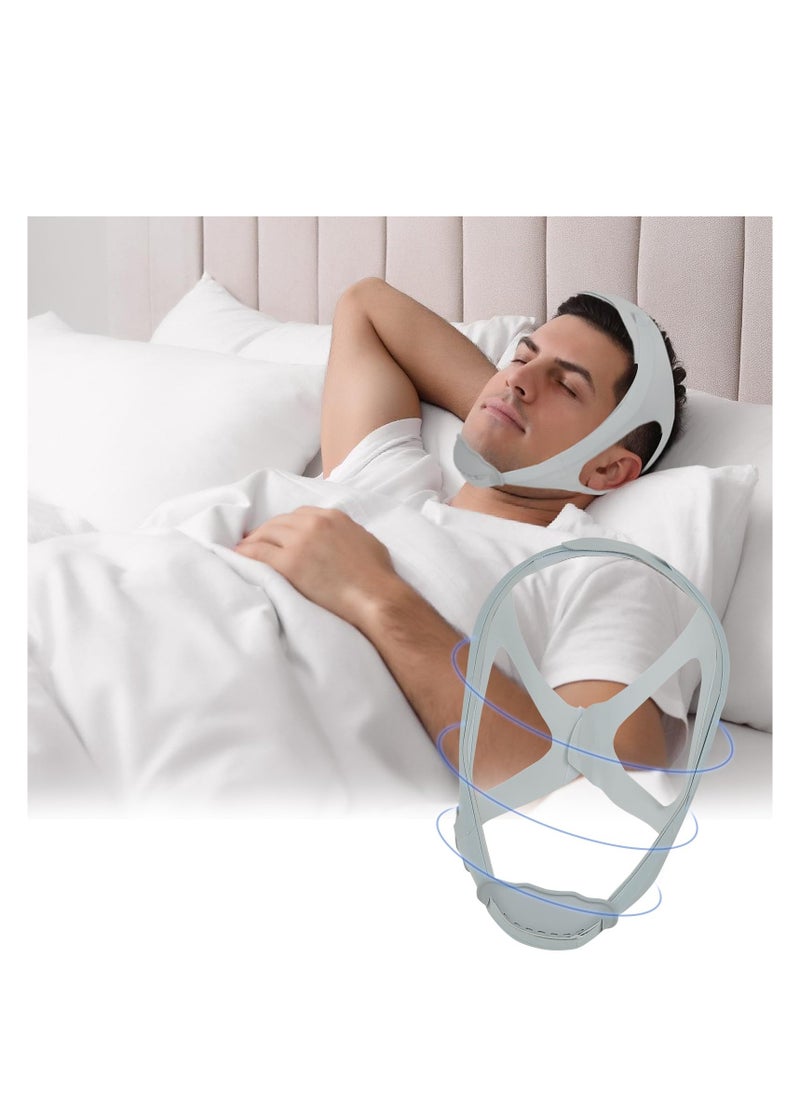 Upgraded Anti Snoring Devices, Anti Snoring Chin Strap, Adjustable and Breathable Chin Strap, Provide The Effective Snoring Solution to Stop Snoring, Keep Mouth Closed While Sleeping for Woman and Men - pzsku/ZCCACBB1ACBA51FA11F83Z/45/_/1716540886/df477b7d-5c2b-4fea-8177-9ac32af2b68e