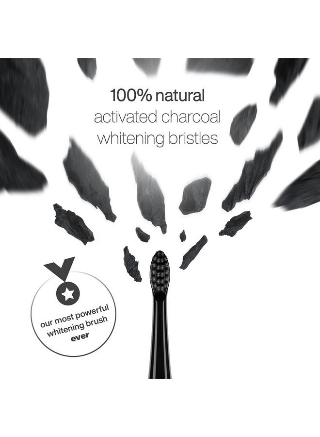 Aquasonic Pulse Activated Charcoal Replacement Brush Heads Ultra Whitening Brush Heads 2X Whitening & Stain Remover Compatible Only With Aquasonic Pulse 2 Pack (Black) - Image 4