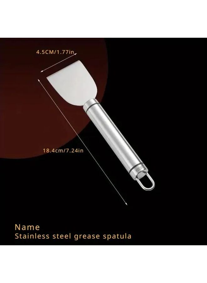 مجرفة من الفولاذ المقاوم للصدأ الأبيض - أداة متعددة الاستخدامات لكشط البلاط وإزالة الغراء من الأرضيات والزجاج - Image 4