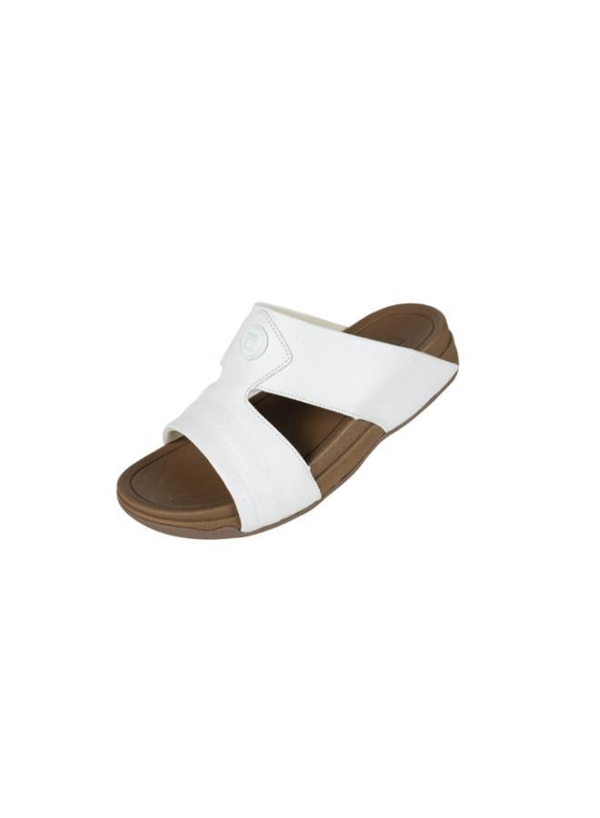 barjeel uno 008-3540 Barjeel Mens Casual Sandals 20249 White  - Image 1