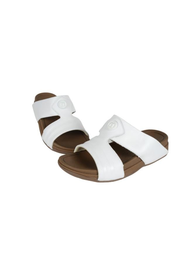 barjeel uno 008-3540 Barjeel Mens Casual Sandals 20249 White  - Image 3