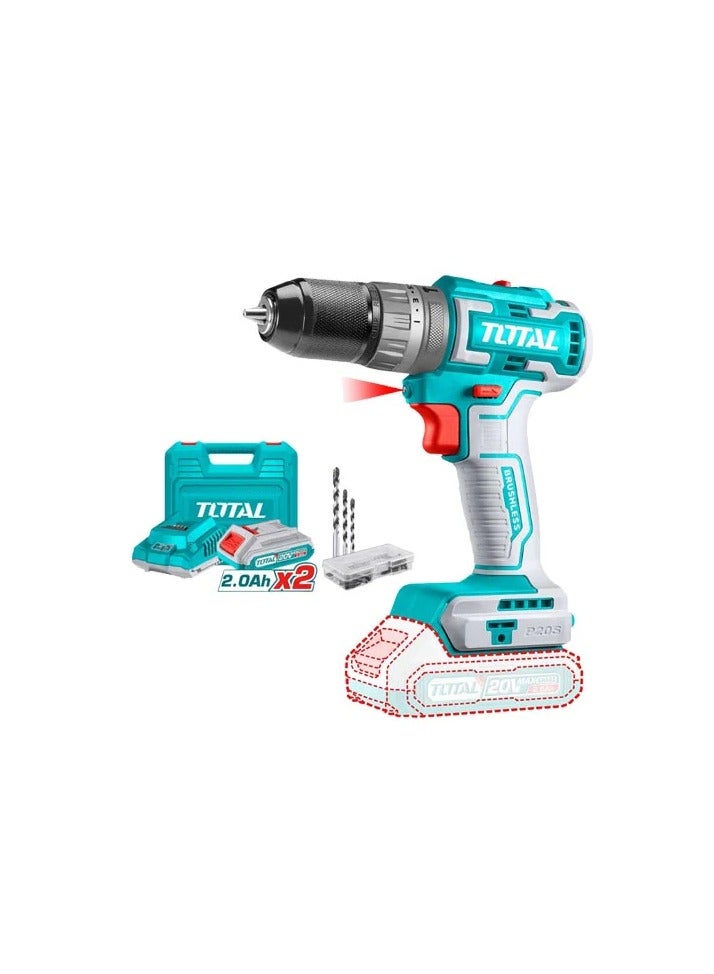 TOTAL mpact 20V Cordless Drill 70Nm 13Mm Tidli20605 - Image 2