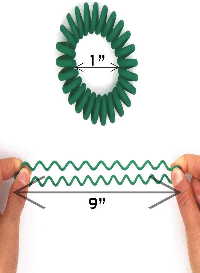 79STYLE 50Pcs Spiral Hair Ties Matte No Crease Coil Hair Ties Colorful Bulk Hair Coils Telephone Phone Cord Coil Plastic Ponytail Holder For Girls Women (Candy -Small Szie) - Image 5