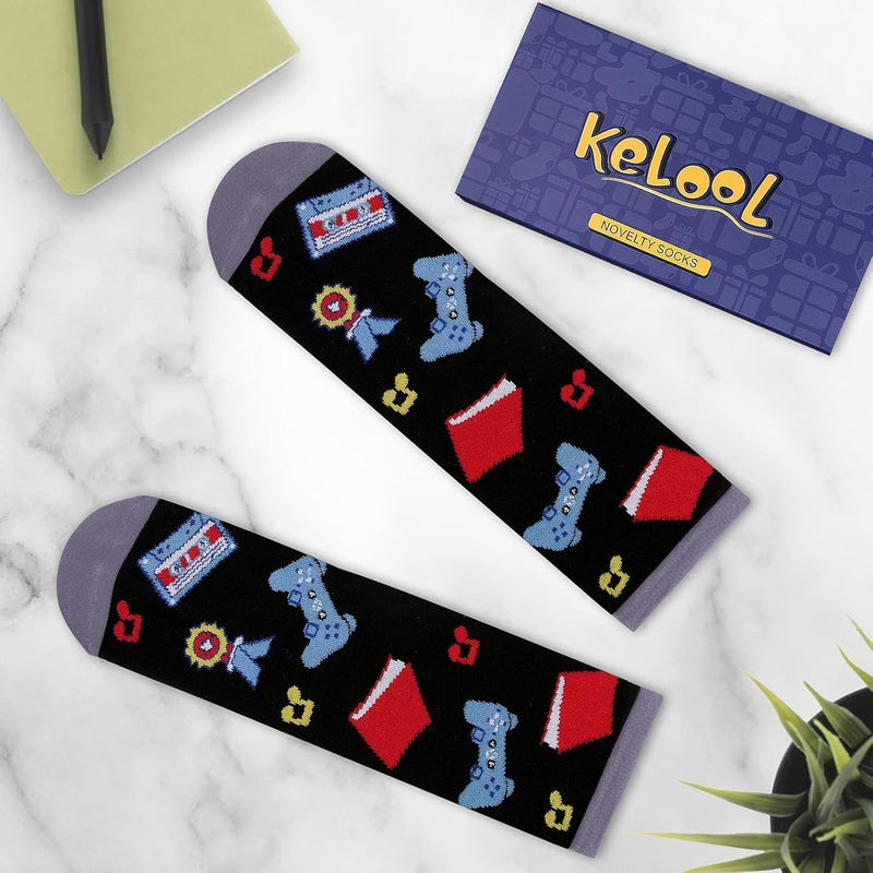 Kelool Do Not Disturb I'm Gaming Socks,Men Gifts for Men Teen Boys Dad Him Son Fathers,Valentines Day Mens Gifts for Him Kids - Image 3
