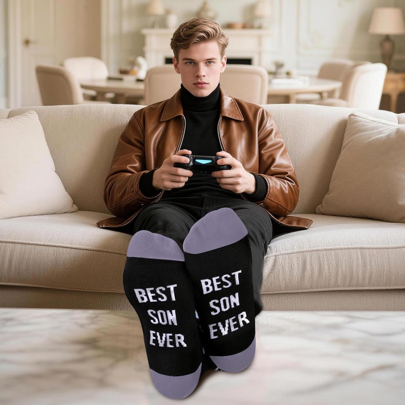 Kelool Do Not Disturb I'm Gaming Socks,Men Gifts for Men Teen Boys Dad Him Son Fathers,Valentines Day Mens Gifts for Him Kids - Image 2
