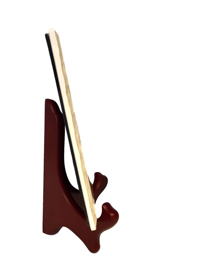 بانبيري ديزاينز حوامل عرض قابلة للطي من خشب الماهوجني من بانبيري ديزاينز - حوامل عرض - جودة ممتازة - حامل صور وكتب صغيرة - عبوة من 3 قطع - ارتفاع 5 بوصات - Image 5