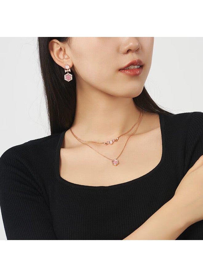 Lola Rose Honeycomb Series Gemstone Earrings For Women, Holiday Gift For Girlfriend, Birthday Present, New Year Gift