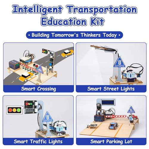 acebott مجموعة المرور الذكية 4 في 1 ESP32 متوافقة مع مجموعة علوم الروبوتات Arduino STEM مشروع هندسي هدية نشاط STEA مناسبة لمجموعة التعليم المدرسي التعليم العائلي للأطفال 12 - Image 5