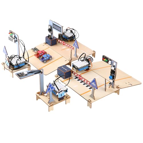acebott مجموعة المرور الذكية 4 في 1 ESP32 متوافقة مع مجموعة علوم الروبوتات Arduino STEM مشروع هندسي هدية نشاط STEA مناسبة لمجموعة التعليم المدرسي التعليم العائلي للأطفال 12 - Image 1