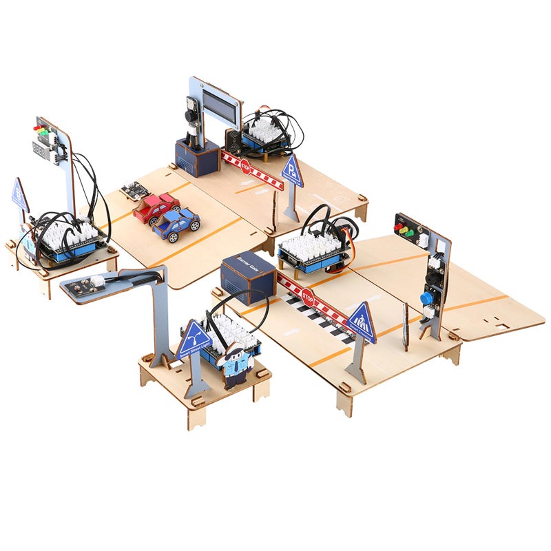 acebott مجموعة المرور الذكية 4 في 1 ESP32 متوافقة مع مجموعة علوم الروبوتات Arduino STEM مشروع هندسي هدية نشاط STEA مناسبة لمجموعة التعليم المدرسي التعليم العائلي للأطفال 12 - Image 3