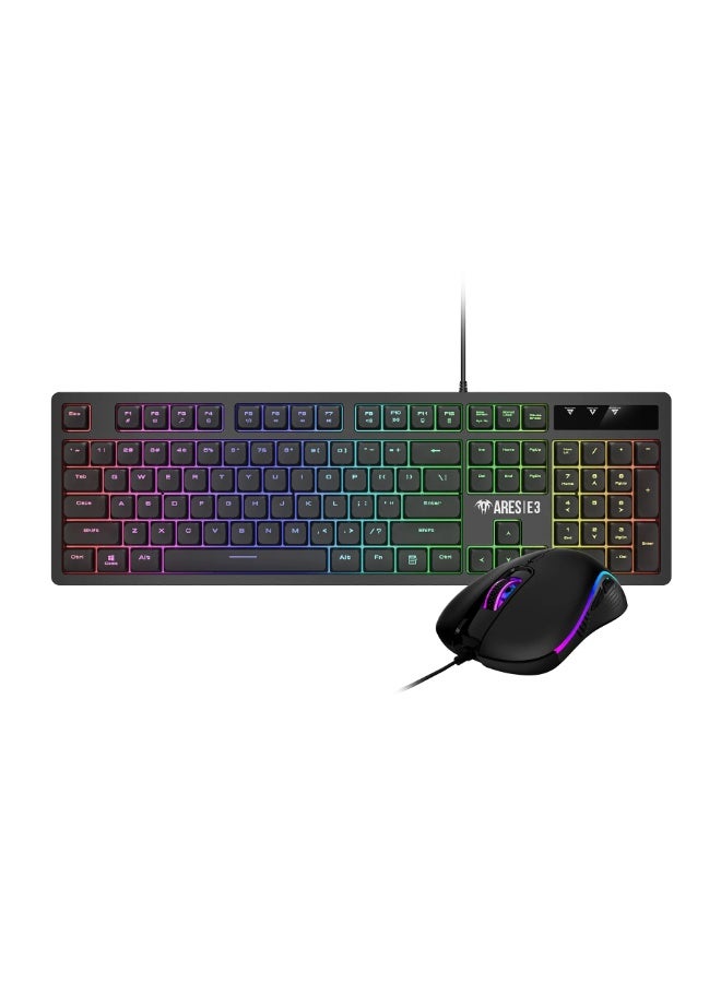 GAMDIAS ARES E3 2-IN-1 Combo Wired Keyboard & Mouse - Image 1