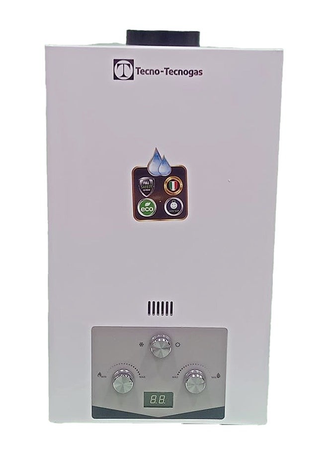 TECNOGAS Tecnogas Natural Gas Water Heater 10 Liters with Adapter and Chimney 