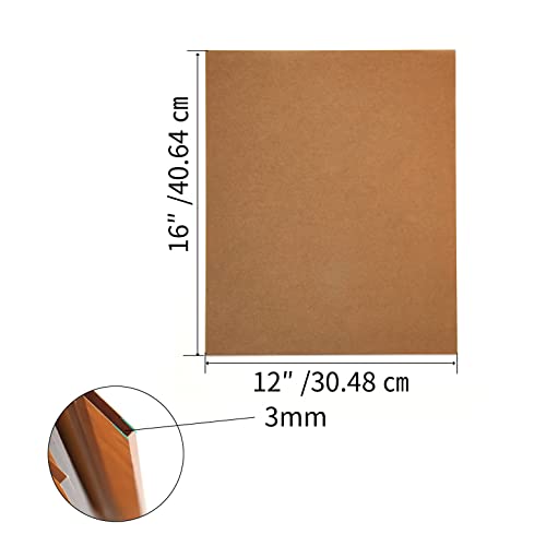Lesnlok 2 Pieces 12" x 16"Clear Acrylic Sheet Cast Plexiglass 1/8”Thick (3mm) Plexiglass Sheet Clear Plastic Sheet, for Sign,Craft, Photo Frame, DIY Display Projects… - Image 2