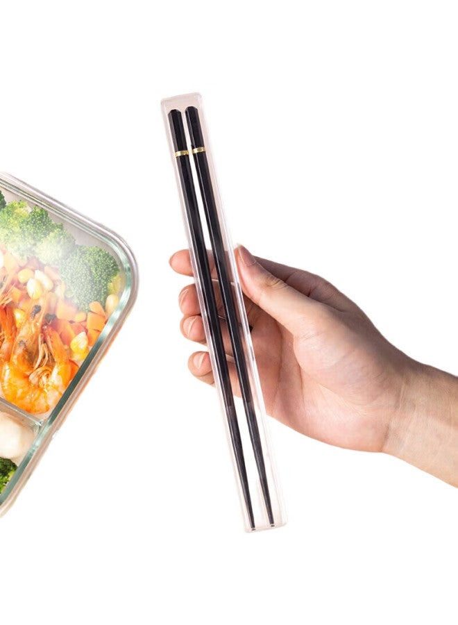 YIJUKE [With Storage Box Style Portable Chopsticks, One Pair Per Person, Personal Storage Box, Chopsticks For Students And Adults - Image 3