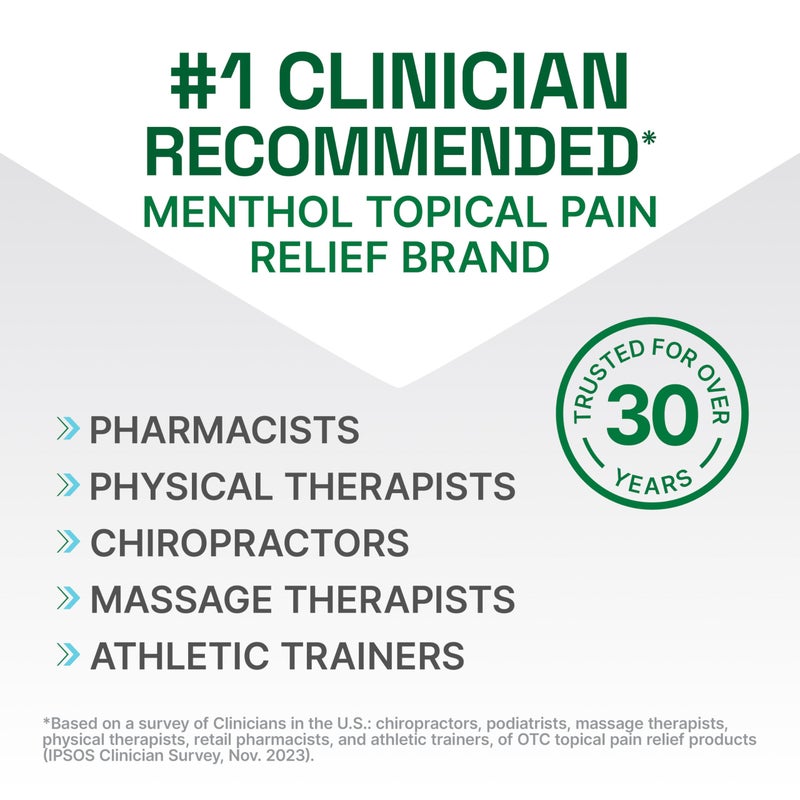 Biofreeze Professional Pain Relief Gel, 4 oz Tube (3-Pack) - Fast, Cooling Relief for Arthritis, Muscle Soreness, Joint, Back, Neck, Knee Pain & More - Image 2