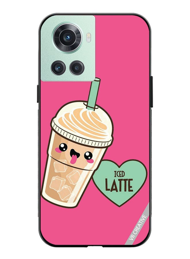 VR CREATIVE Protective Case Cover For OnePlus 10R Iced Tea Design Multicolour - Image 1