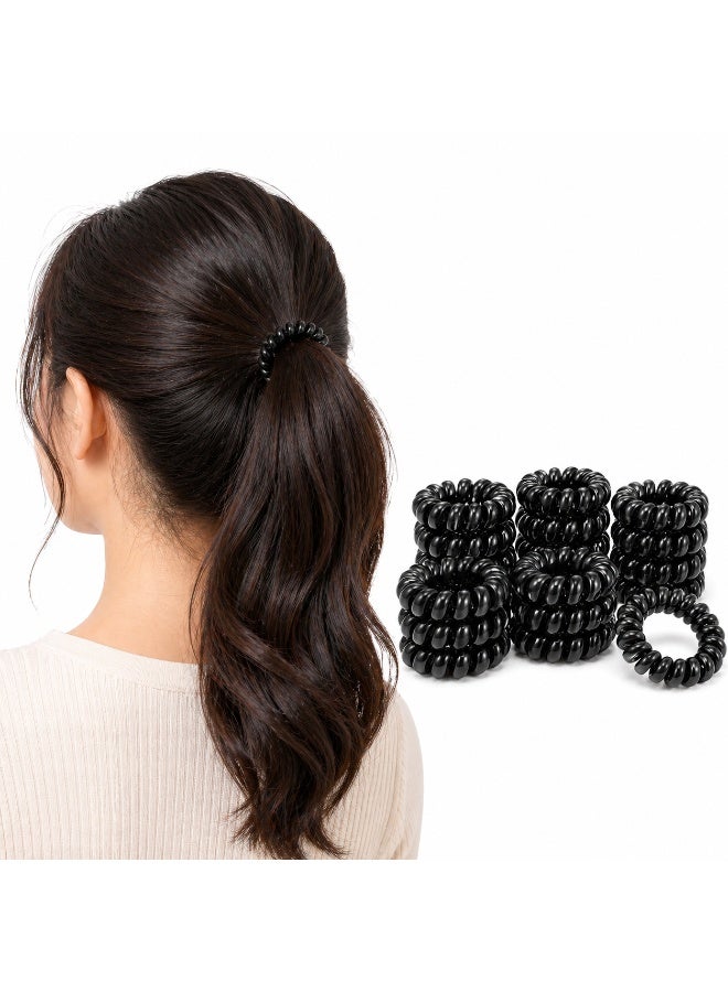 Jagravo Spiral Hair Ties 10 Pcs – No Damage Coil Hair Bands, Strong Hold Non-Slip Elastic Ponytail Holders for All Hair Types - Image 1