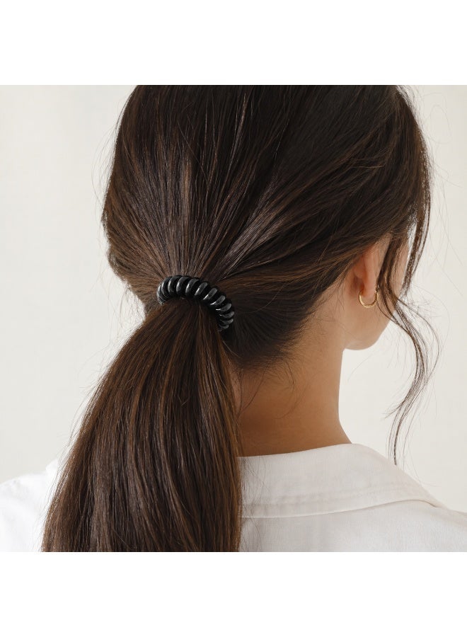 Jagravo Spiral Hair Ties 10 Pcs – No Damage Coil Hair Bands, Strong Hold Non-Slip Elastic Ponytail Holders for All Hair Types - Image 3