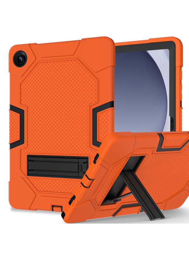 erorex Case For Samsung Galaxy Tab A9+ X216 Contrast Color Robot Silicone Hybrid PC Tablet Case with Holder - Image 1