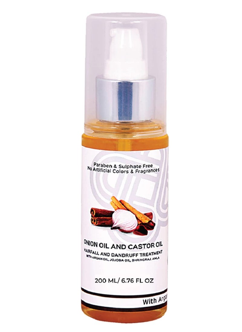 Teal & Terra - Teal & Terra Onion Castor Hair Oil 200ml - Image 1