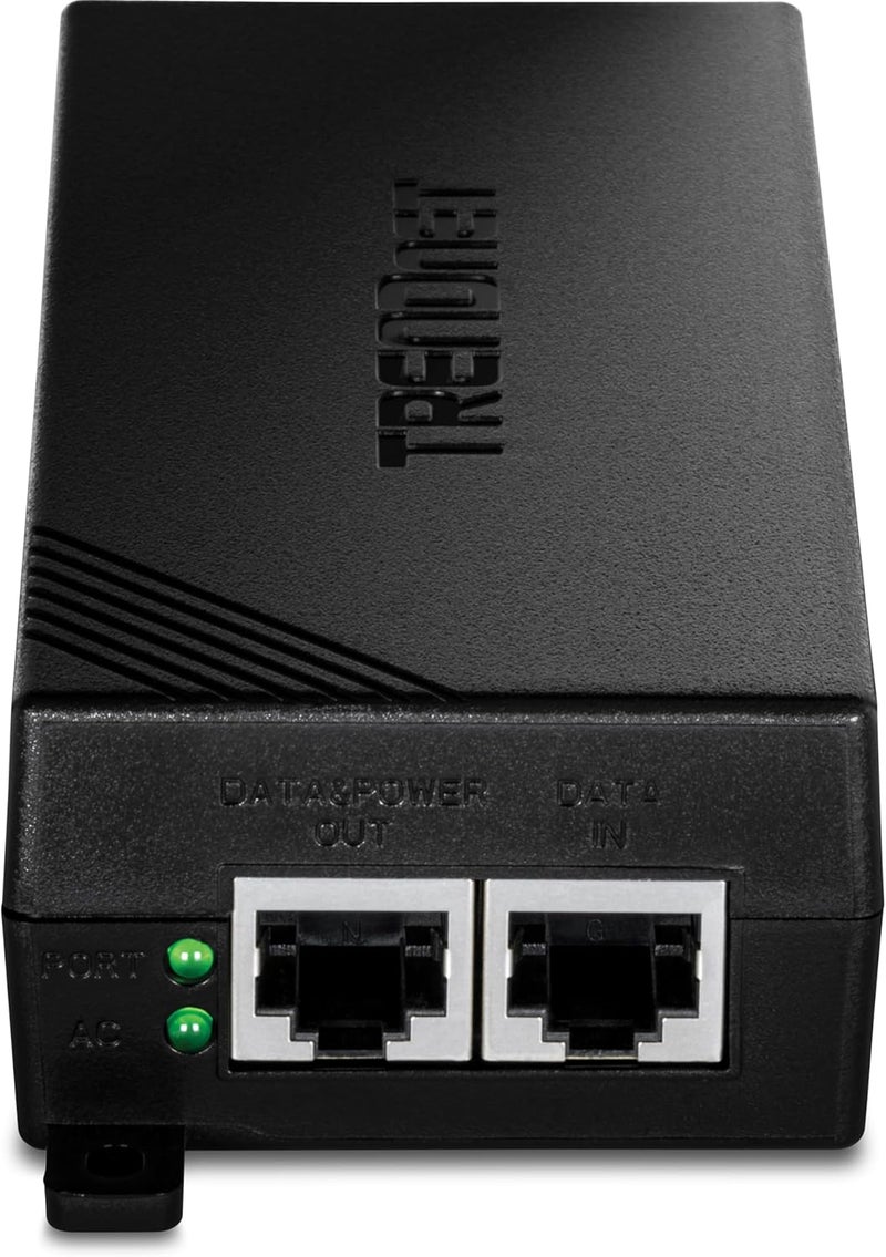 Trendnet Gigabit PoE++ Injector, TPE-116GI, Supplies PoE (15.4W), PoE+ (30W), or PoE++ (60W), Network A PoE Device Up to 100m(328 ft), NDAA & TAA Compliant, Plug & Play, Black - Image 5