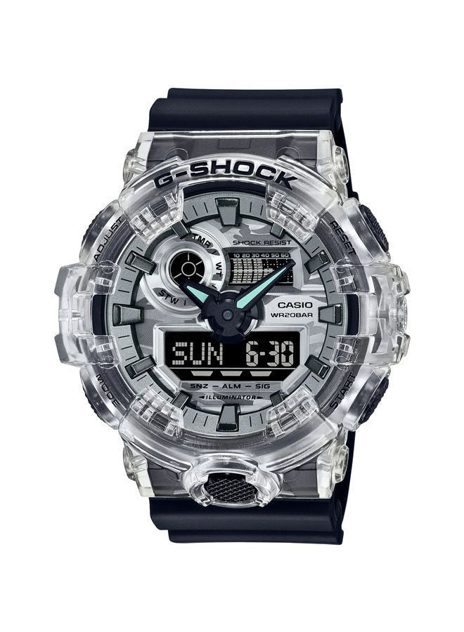 CASIO G_Shock Resin Analog+Digital Wrist Watch GA-700SKC-1ADR - Image 1