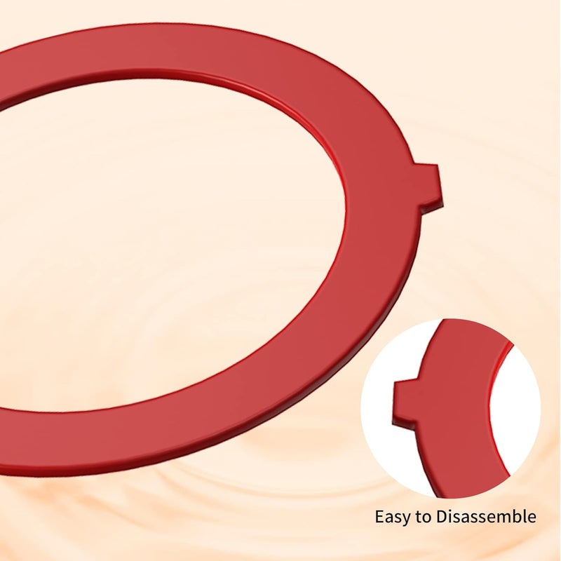 Ullnosoo Flush Valve Seal for Kohler, Upgraded 2 Pack Silicone Material Canister Flush Valve Kit Toilet Tank Parts Gasket Replacement for K-GP1059291 for K-4436 Part - Image 4