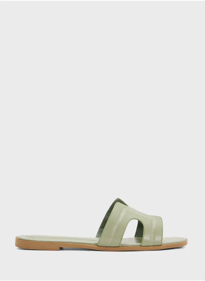 Ginger Womens Casual Flat Sandal
