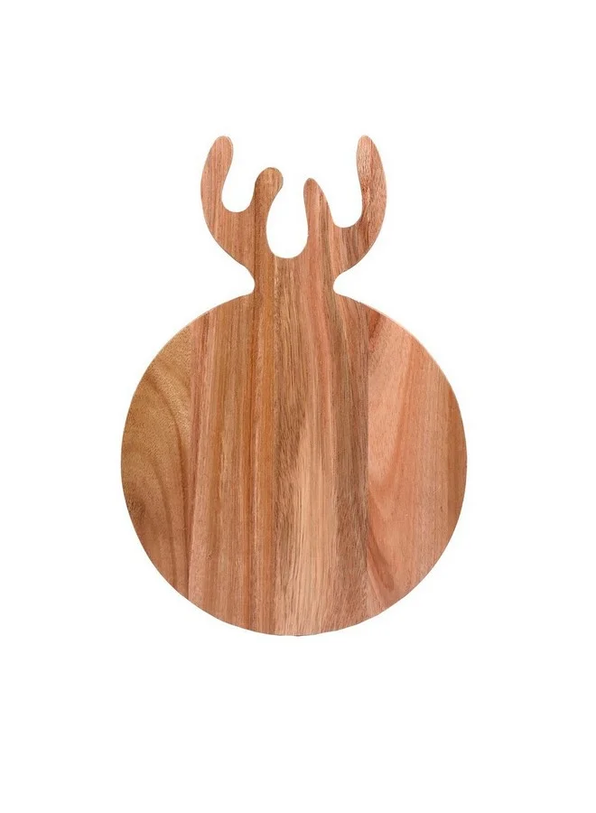 Bien Servi High Quality Deer Horn Detail Cutting Board Brown 38 x 26 cm CB57838A