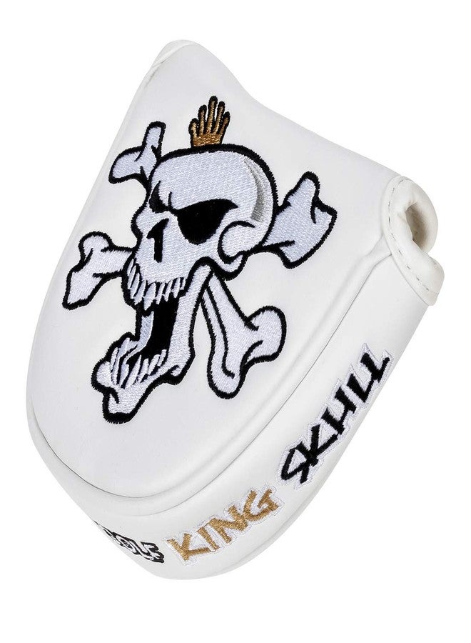 CNC GOLF King Skull White Mallet Putter Cover Headcover for Scotty Cameron Taylormade Odyssey 2ball - Image 2