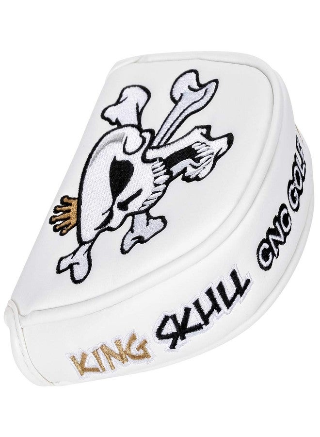 CNC GOLF King Skull White Mallet Putter Cover Headcover for Scotty Cameron Taylormade Odyssey 2ball - Image 4