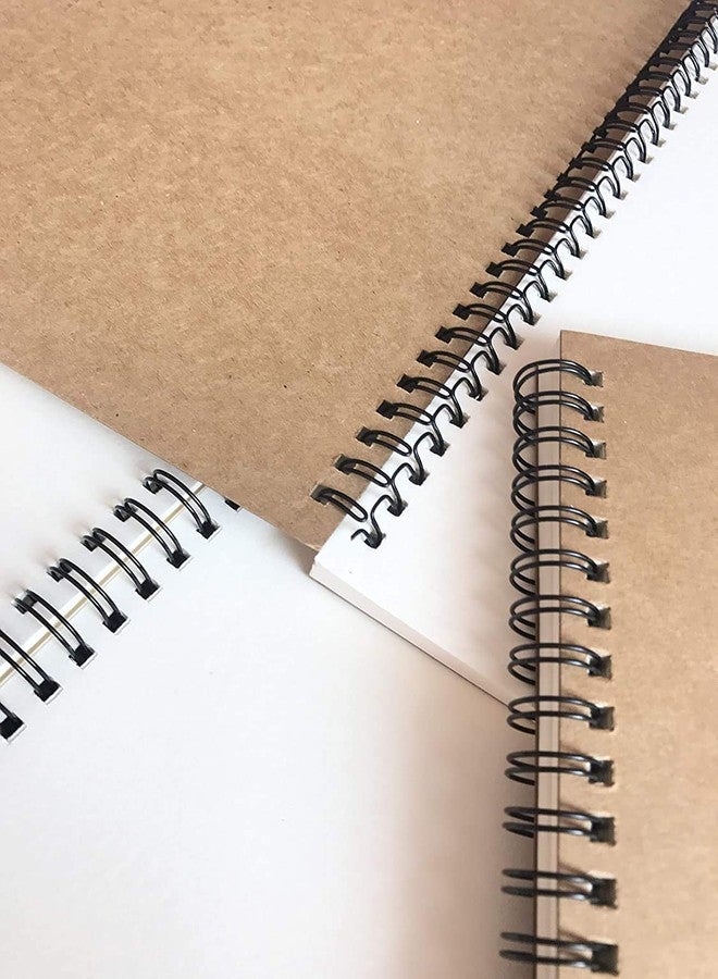 INNAXA Brown Kraft Wiro Notebook A4 - Pack of 2 100 Pages Per Notebook - Image 5